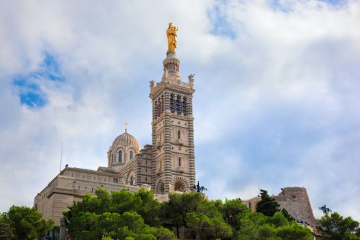 Notre Dame de la Garde in Marseille, France.