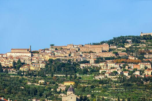 Beautiful cityscape of typical Tuscan town, Italy