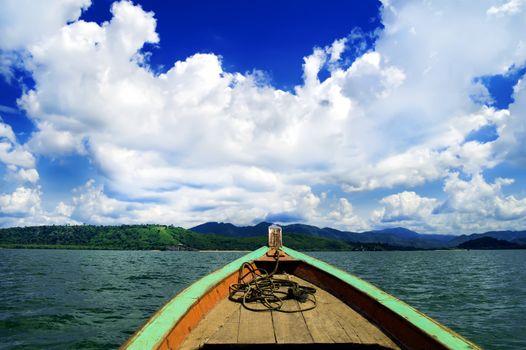 Way to Myanmar. Pak Chan river. Autumn 2012.