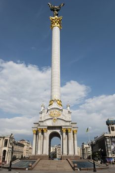 Independence Square, Kiev, Ukraine, taken on August 2012