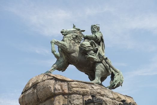 KIEV, MONUMENT TO BOGDAN HMELNITSKIY. Taken on august 2012