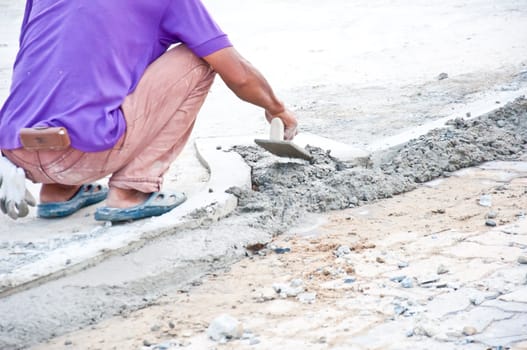 hand for floor construction