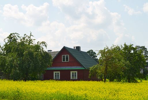 Rural house on the rape