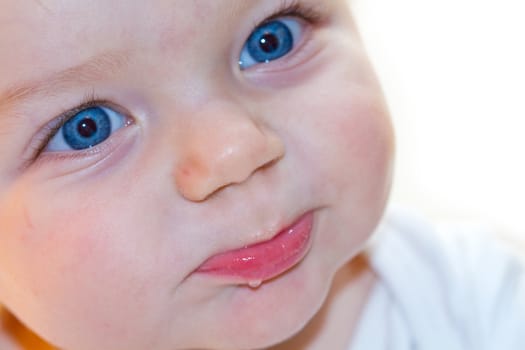 portrait of beautiful baby girl