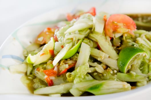 spicy cucumber  salad ,  thai spicy food