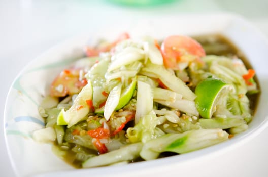 spicy cucumber  salad ,  thai spicy food