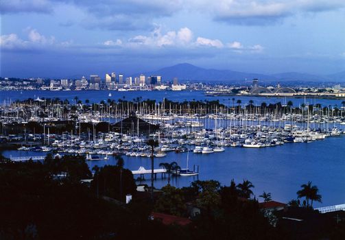 Shelter Island with Downtown San Diego