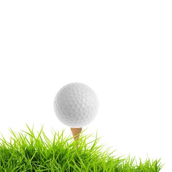 golf isolated on white