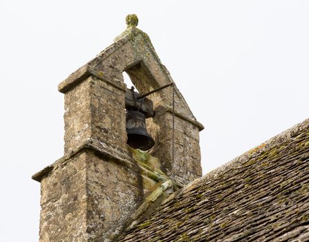 Parish Church of St Oswald in deserted hamlet of Widford in Oxfordshire in Windrush Valley