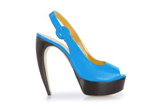 Woman shoes isolated on white