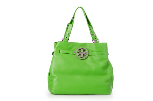 Elegant woman bag isolated on white