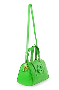 Elegant woman bag isolated on white