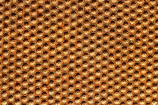 background with orange rusted grill metal texture 