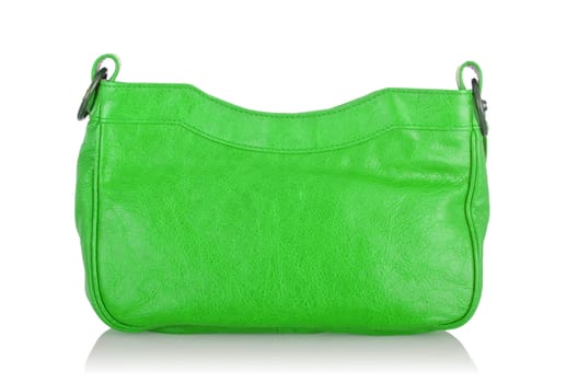 Elegant woman bag isolated on white