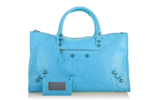 Elegant woman bag isolated on white