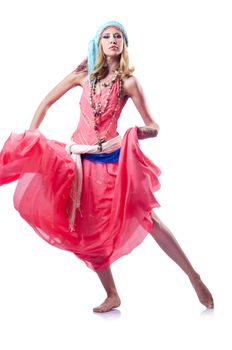 Dancer dancing spanish dances
