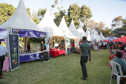 Addis Ababa â  November 18: Restaurants and caterers prepare local and international cuisines for the palates of Addis Ababa residents attending the 2012 Taste of Addis food festival on November 18, 2012 in Addis Ababa, Ethiopia