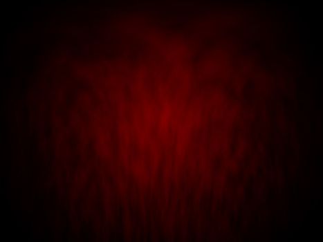 abstract red smoke background or Christmas paper with bright center spotlight and black vignette border frame