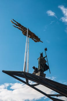 A statue in Chicamocha park in Santander, Colombia