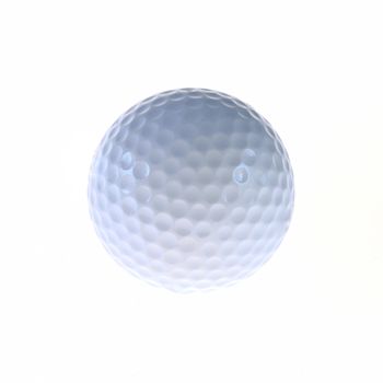 Golf ball isolated