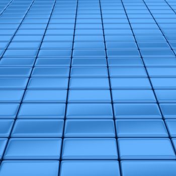 Blue bars - abstract 3d background