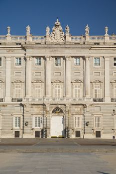 royal palace public monument in Madrid Spain
