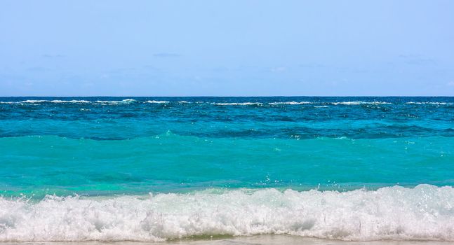 The Atlantic Ocean as seen from Elbow Beach, Bermuda