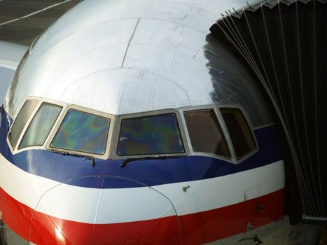 Cockpit of an airplane