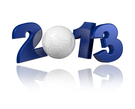 Handball 2013 design with a white background