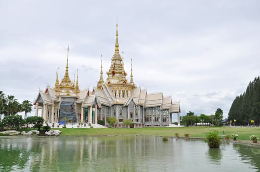 Thai temple in Nakronratchsrima ,Thailand.