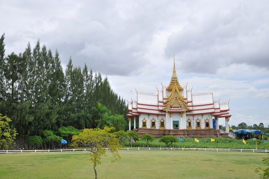 Thai temple in Nakronratchsrima ,Thailand.