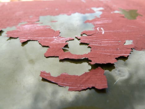 old flaking paint as a background