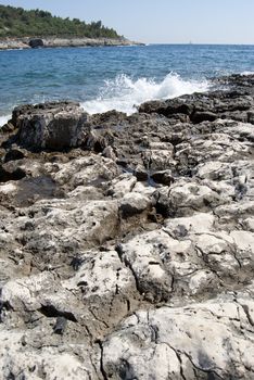 rocky coast of Croatia