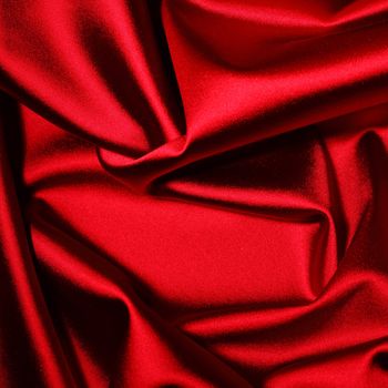 red satin background close up