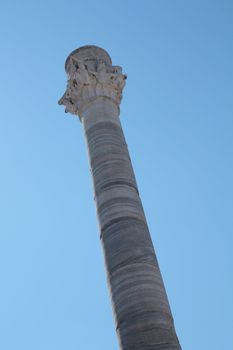 Ancient Roman column in Brindisi, Italy
