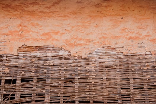 Old wood wall at Chiang Khan, Loei, Thailand.