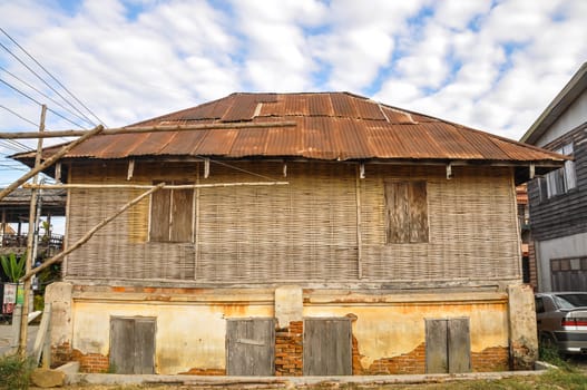 Ancient house at Chiang Khan, Loei, Thailand.