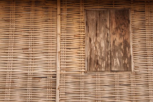 A wndow of ancient house at Chiang Khan, Loei, Thailand.