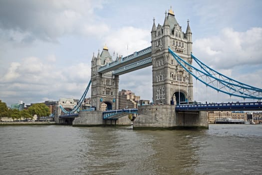 View of London bridge over the Thames