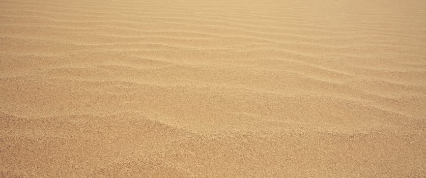 close up rippled sand as the background