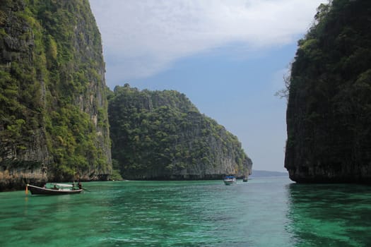 Maya bay Phi Phi Island Krabi Thailand