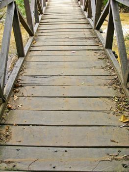 Wooden bridge