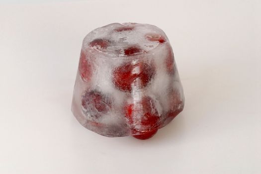 three cherries in the ice