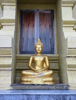 Image of Buddha at Laem Sor Pagoda, Samui Island Thailand