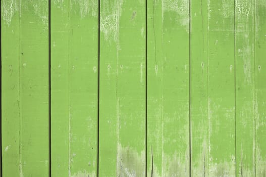 Green wood plank texture background