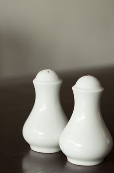 Porcelain salt and pepper shakers