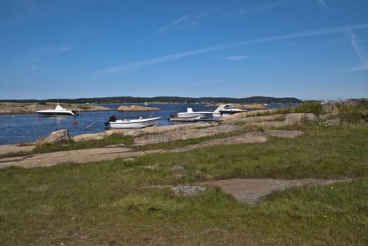 at the end of grims island in skjeberg in sarpsborg municipality, norway is the great recreational area dusa, in summer this is a popular destination for the local population.