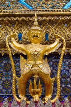 Golden Garudas at Grand Palace, Bangkok