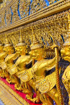 Garuda in temple thailand.