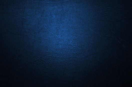 Natural qualitative blue leather texture. Close up.